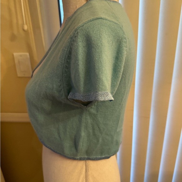 Trina Turk Cashmere Blend Open Front Cardigan - Picture 3 of 9